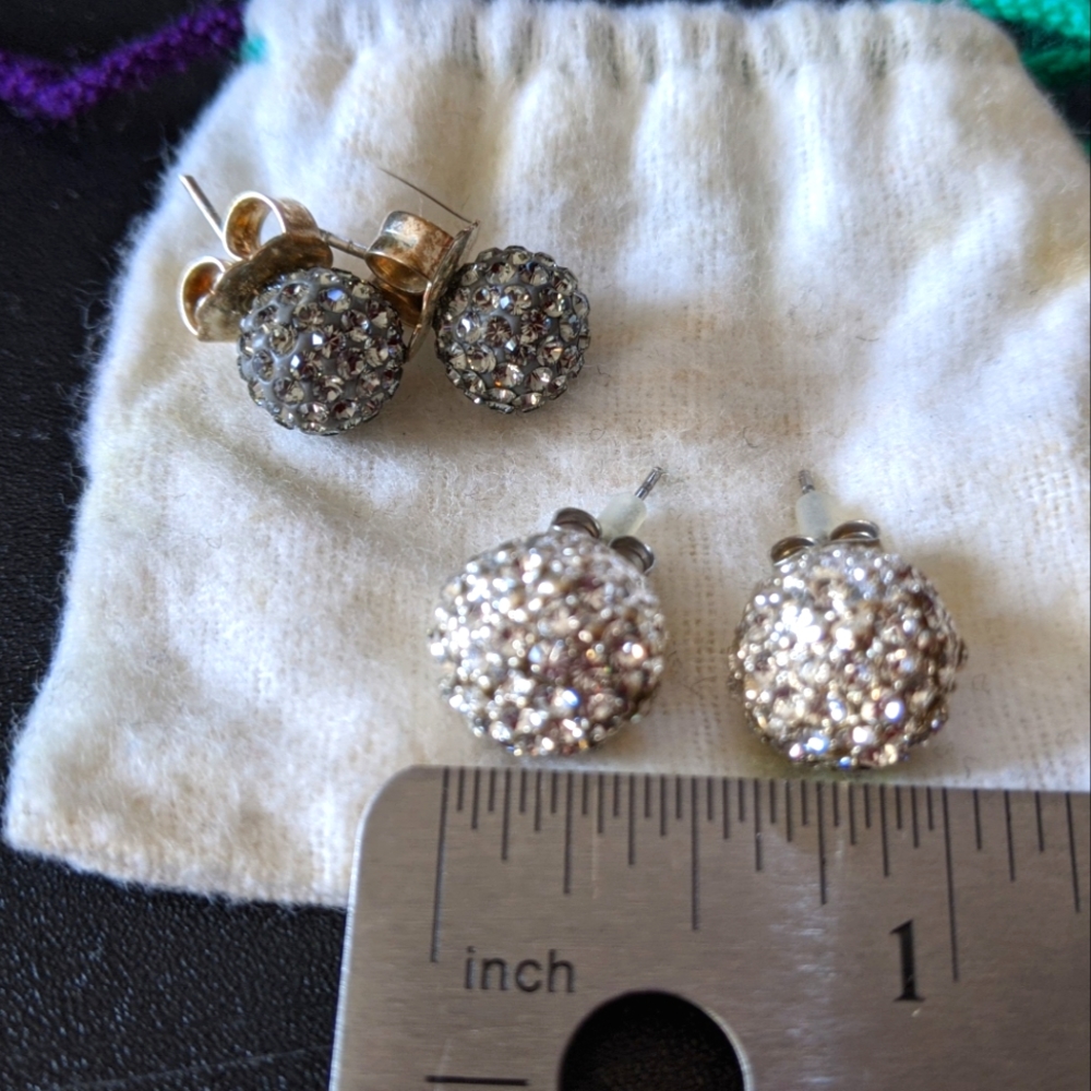 Sparkle ball earrings